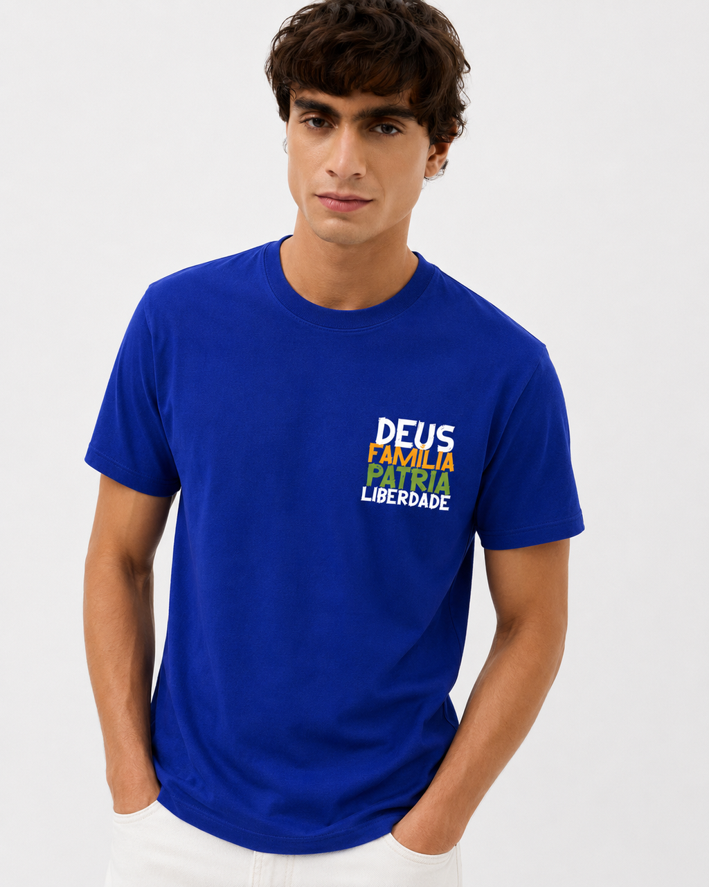Camisa Deus, família, pátria e liberdade