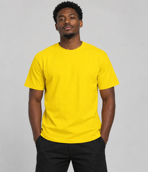 Camisa Acorda Brasil Amarela — homem, frente