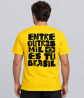 Camisa Entre outras mil és tu Brasil — homem, costas